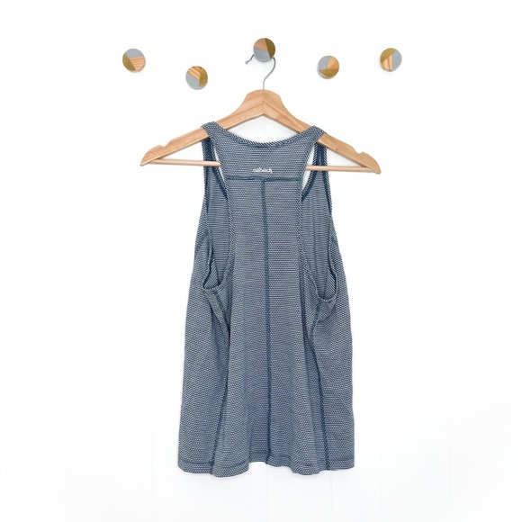 Allbirds women's natural run tank racerback blue white - Picture 4 of 7